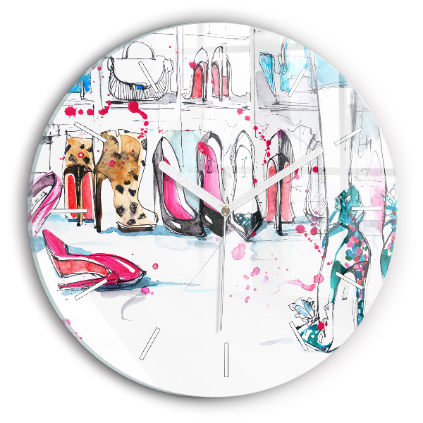 Horloge ronde 'L''élément de la féminité'