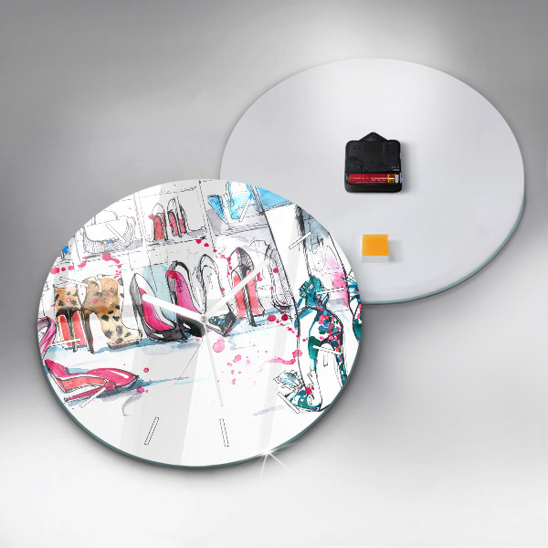 Horloge ronde 'L''élément de la féminité'