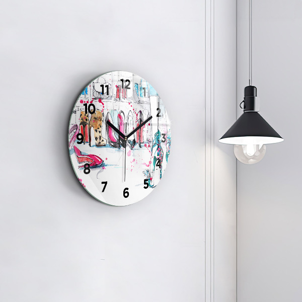 Horloge ronde 'L''élément de la féminité'