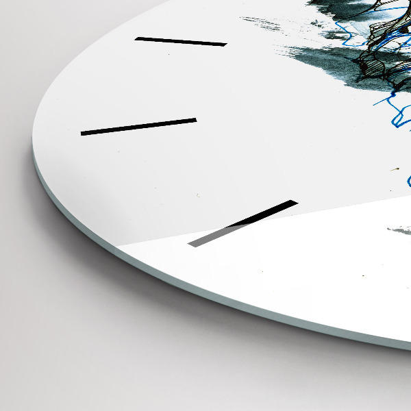 Horloge ronde Liberté et nature des oiseaux