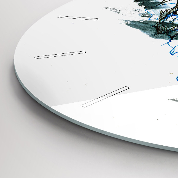 Horloge ronde Liberté et nature des oiseaux