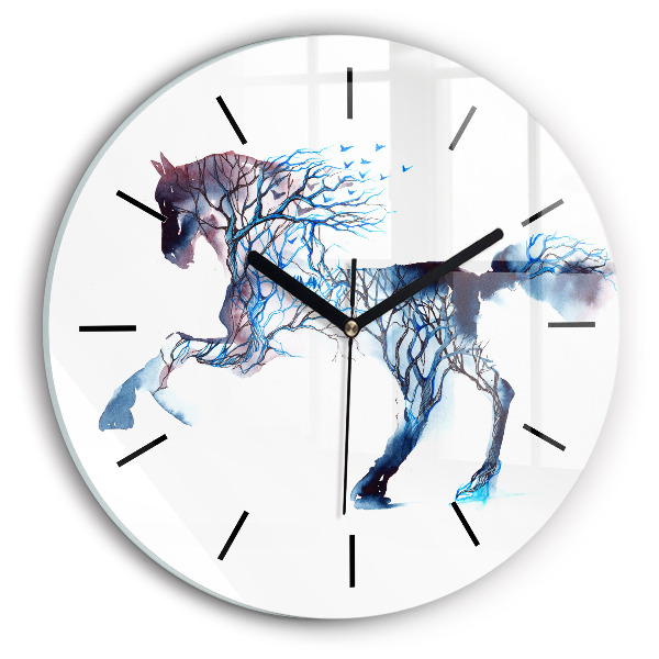 Horloge ronde 'Nature de l''animal'