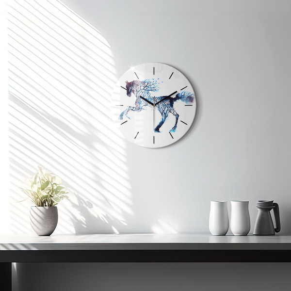Horloge ronde 'Nature de l''animal'