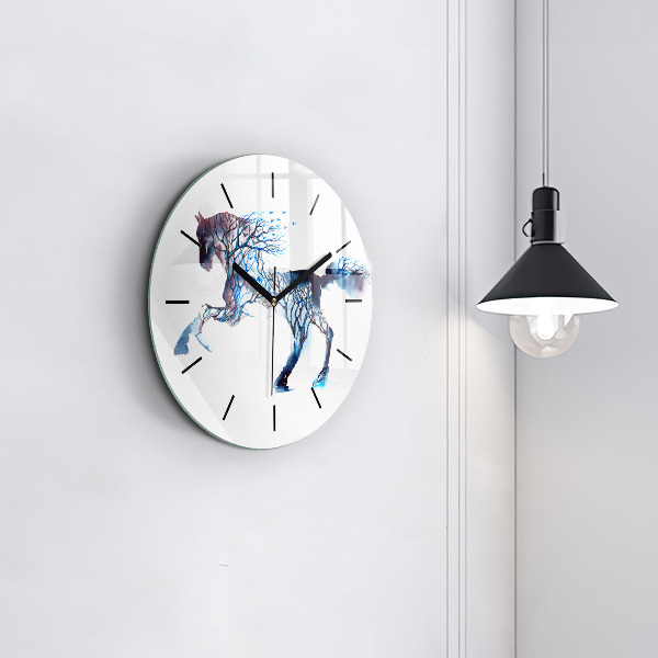 Horloge ronde 'Nature de l''animal'