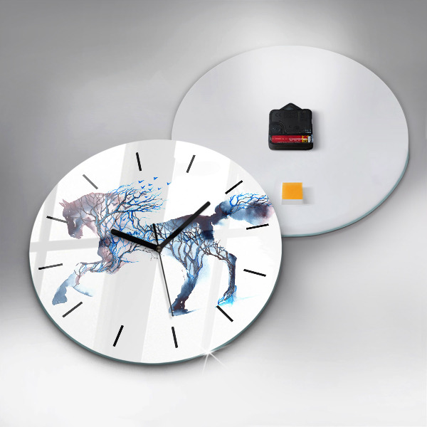 Horloge ronde 'Nature de l''animal'