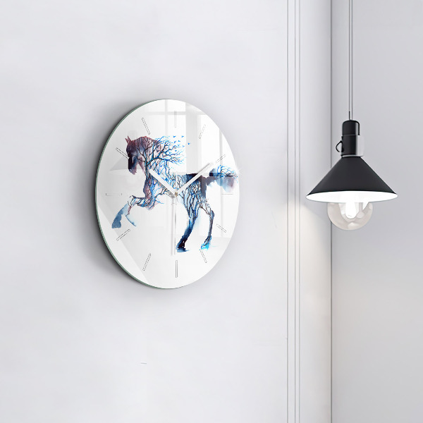 Horloge ronde 'Nature de l''animal'