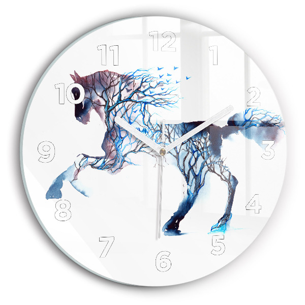 Horloge ronde 'Nature de l''animal'