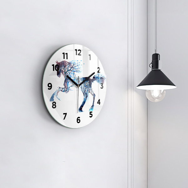 Horloge ronde 'Nature de l''animal'