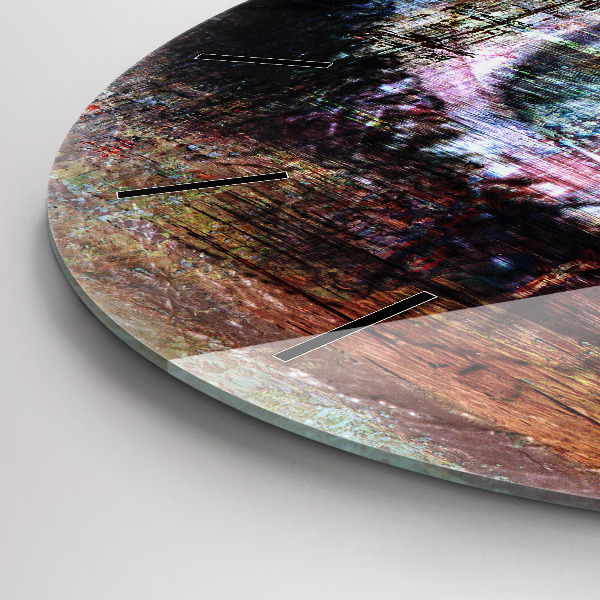 Horloge ronde Street Art Eye