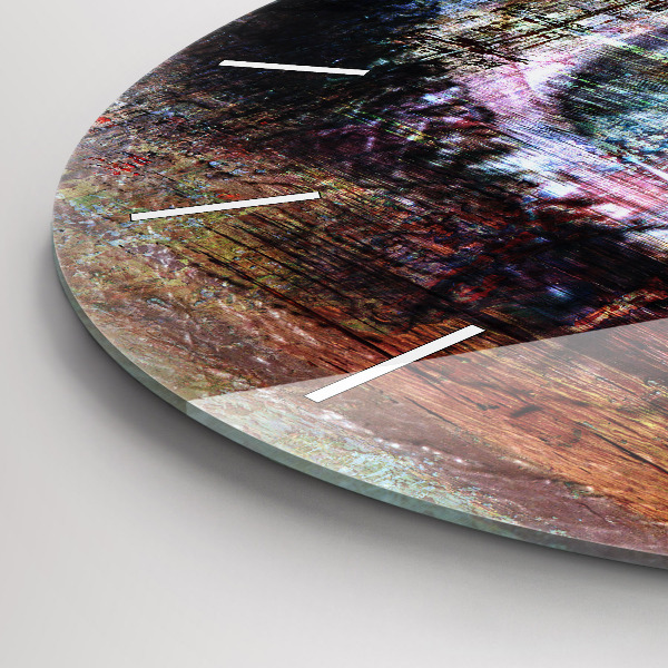 Horloge ronde Street Art Eye