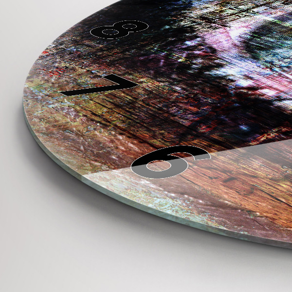 Horloge ronde Street Art Eye