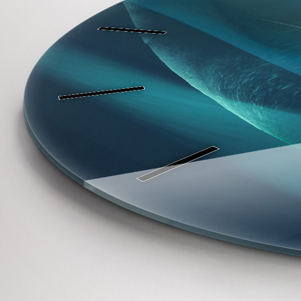 Horloge ronde 'Image d''un aigle en vol'