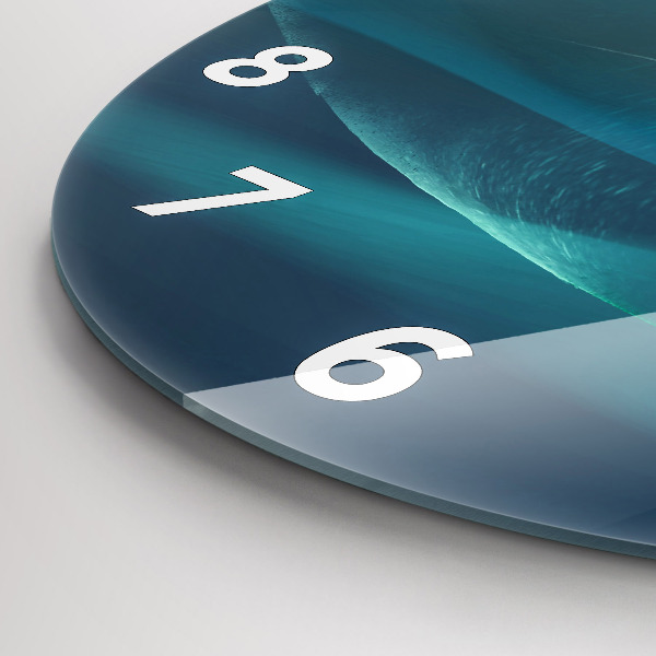 Horloge ronde 'Image d''un aigle en vol'