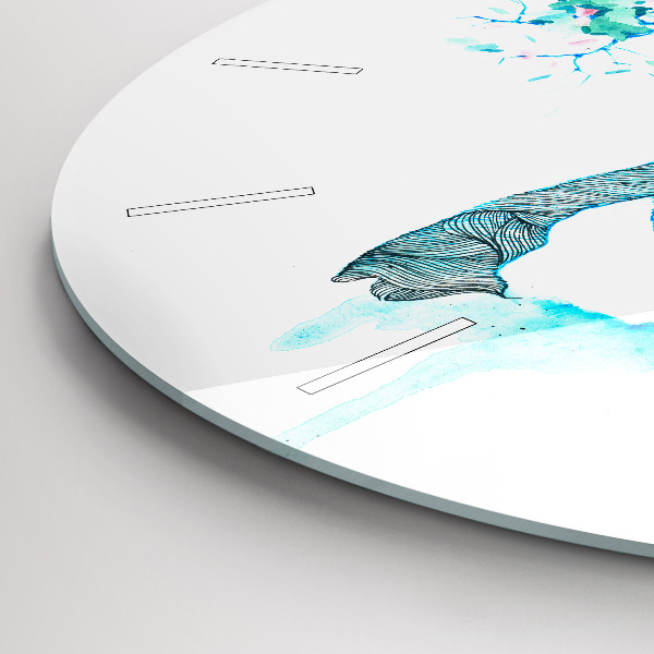 Horloge ronde Illustration de cerf