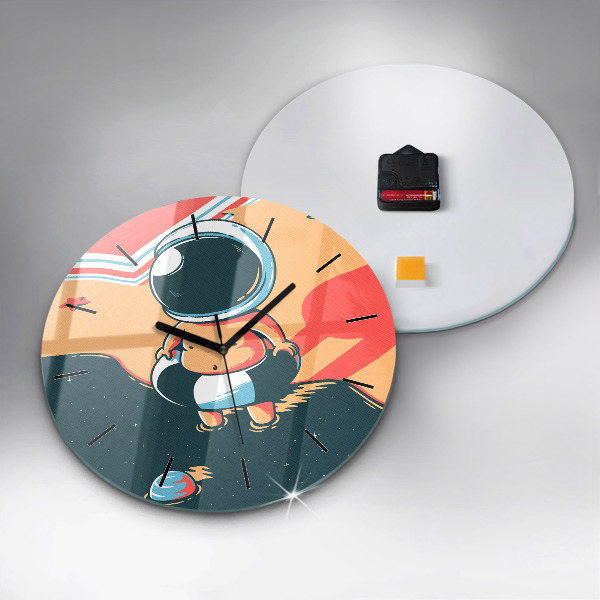 Horloge ronde Bébé astronaute