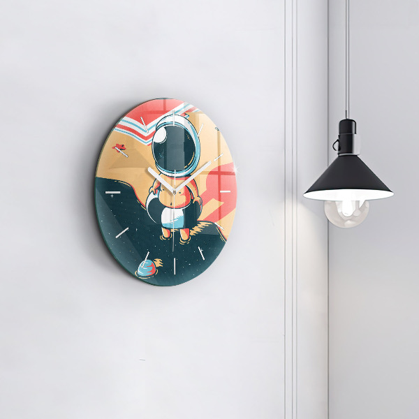 Horloge ronde Bébé astronaute