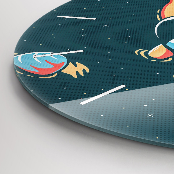 Horloge ronde Bébé astronaute