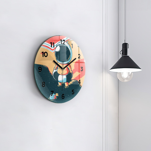 Horloge ronde Bébé astronaute