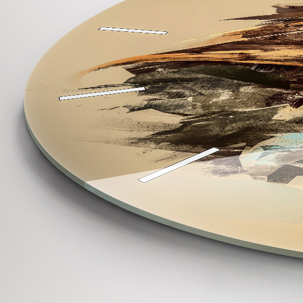 Horloge ronde Hibou - un signe de sagesse