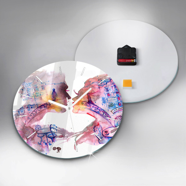 Horloge ronde Deux corps, une âme