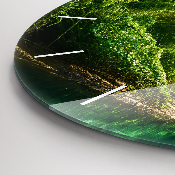 Horloge ronde Nature paisible