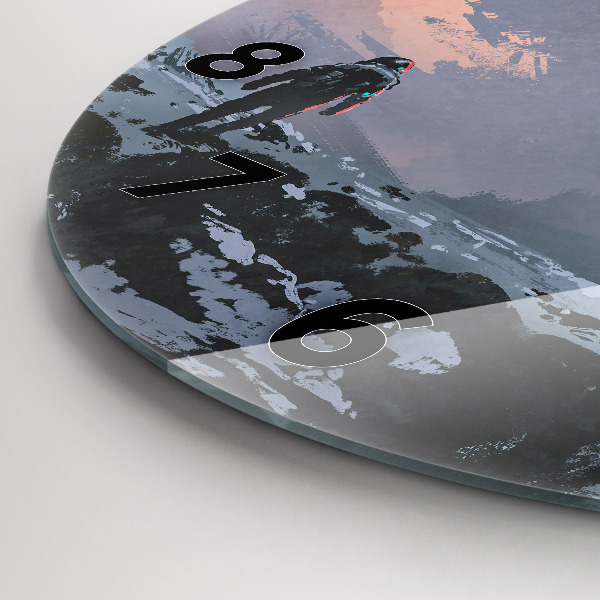 Horloge ronde Résumé des astronautes