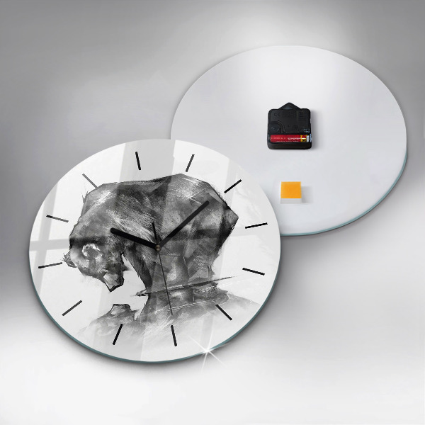 Horloge ronde Ours de dessin animé