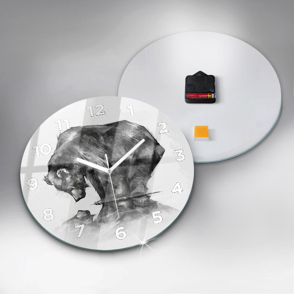 Horloge ronde Ours de dessin animé