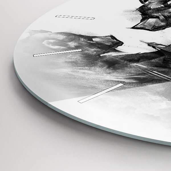 Horloge ronde Ours de dessin animé