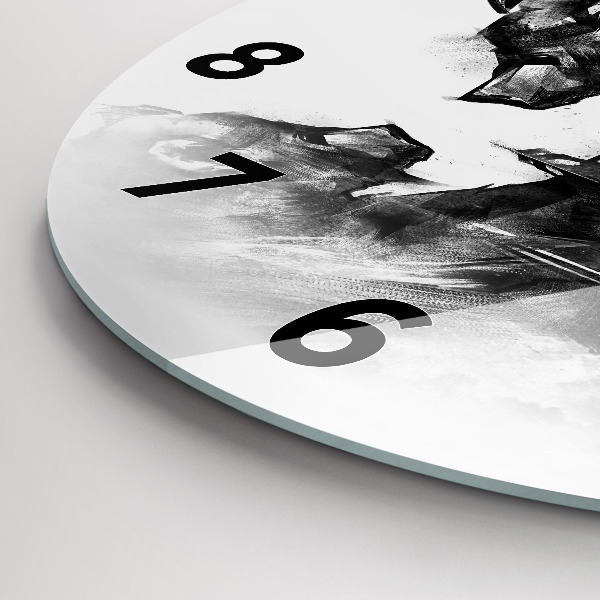 Horloge ronde Ours de dessin animé