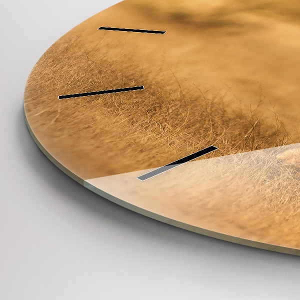 Horloge ronde Chasse au tigre