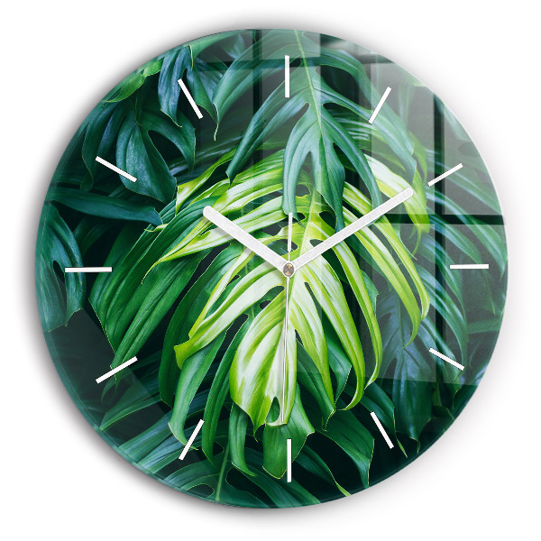 Horloge ronde Le côté tropical de la nature