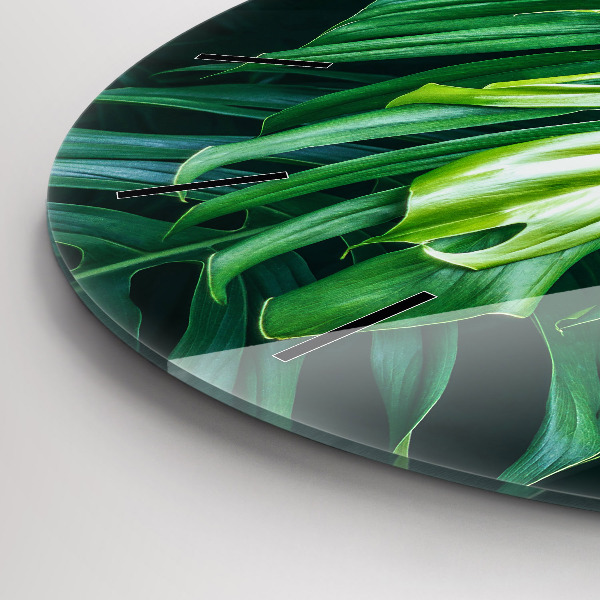 Horloge ronde Le côté tropical de la nature