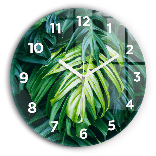 Horloge ronde Le côté tropical de la nature