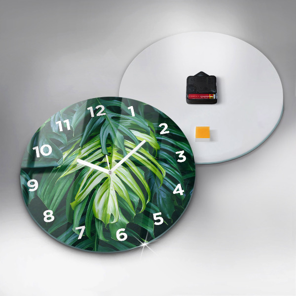 Horloge ronde Le côté tropical de la nature