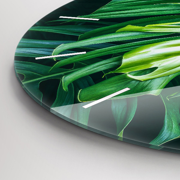 Horloge ronde Le côté tropical de la nature