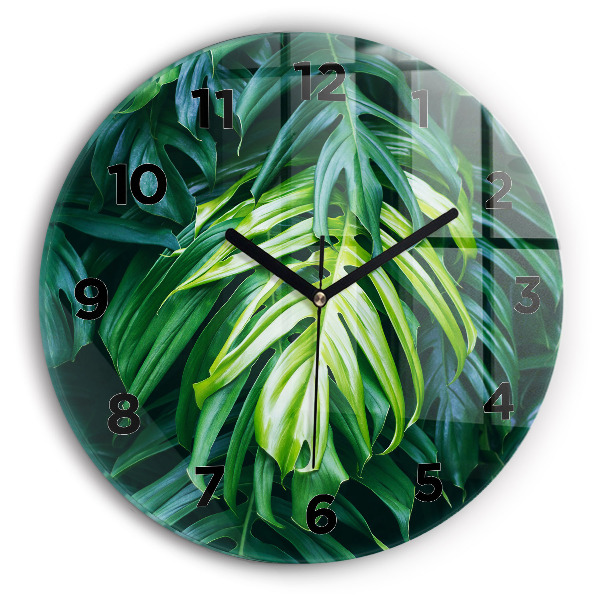 Horloge ronde Le côté tropical de la nature
