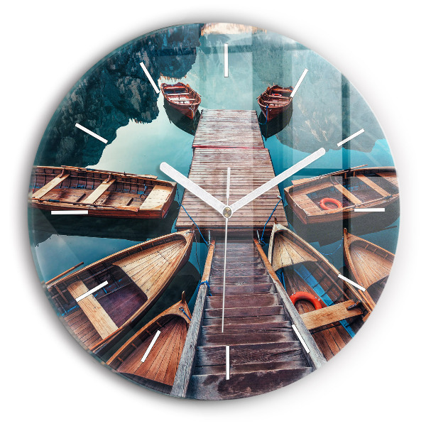 Horloge ronde Jetée et lac