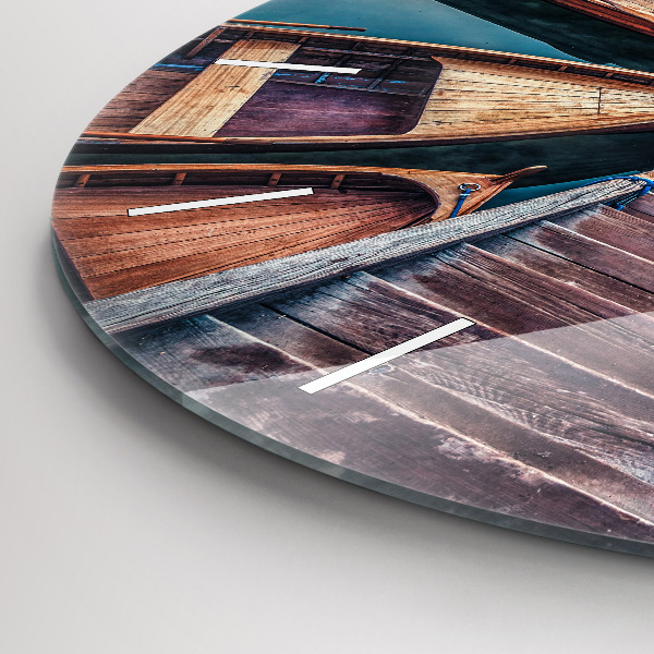 Horloge ronde Jetée et lac