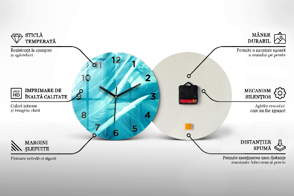 Horloge ronde Bois