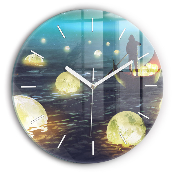 Pendule murale ronde Abstraction