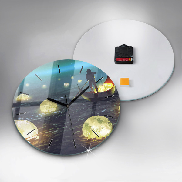 Pendule murale ronde Abstraction