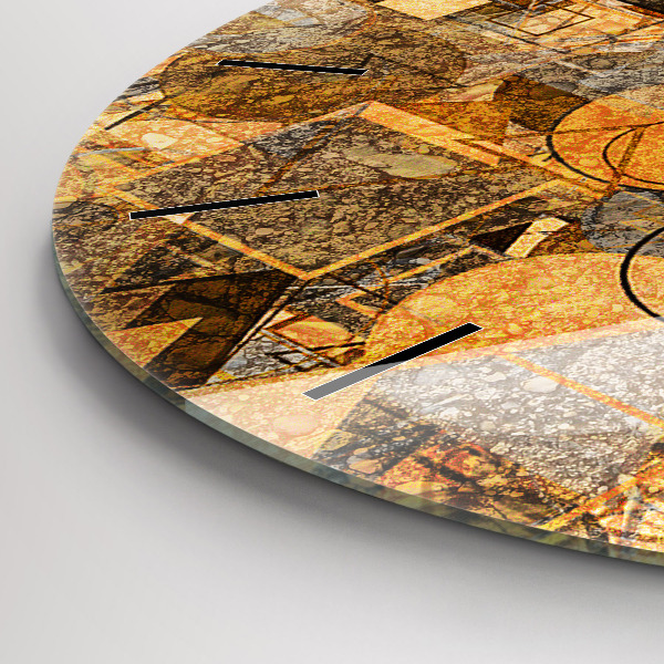 Pendule murale ronde Formes géométriques