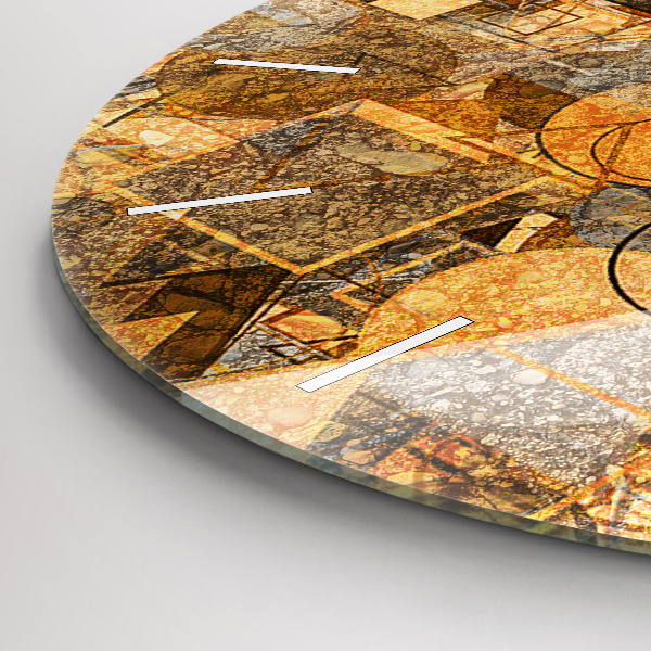 Pendule murale ronde Formes géométriques