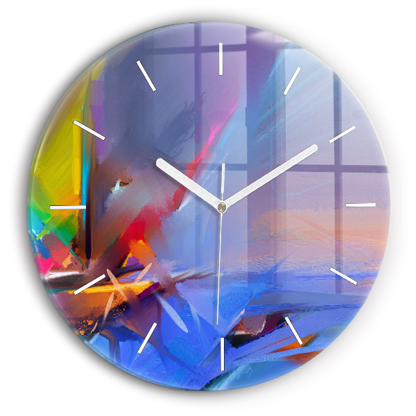 Pendule murale ronde Paysage marin