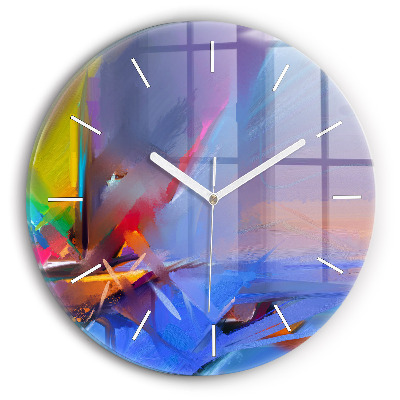 Pendule murale ronde Paysage marin