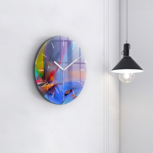 Pendule murale ronde Paysage marin