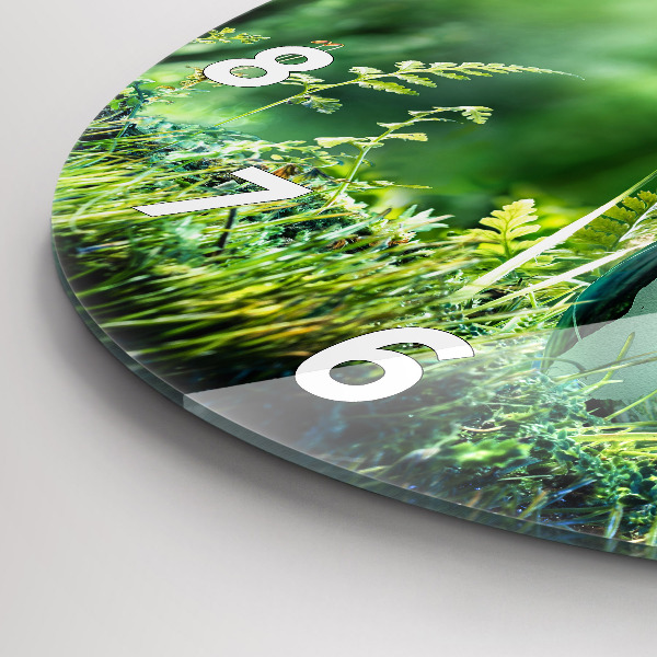 Pendule murale ronde Globe