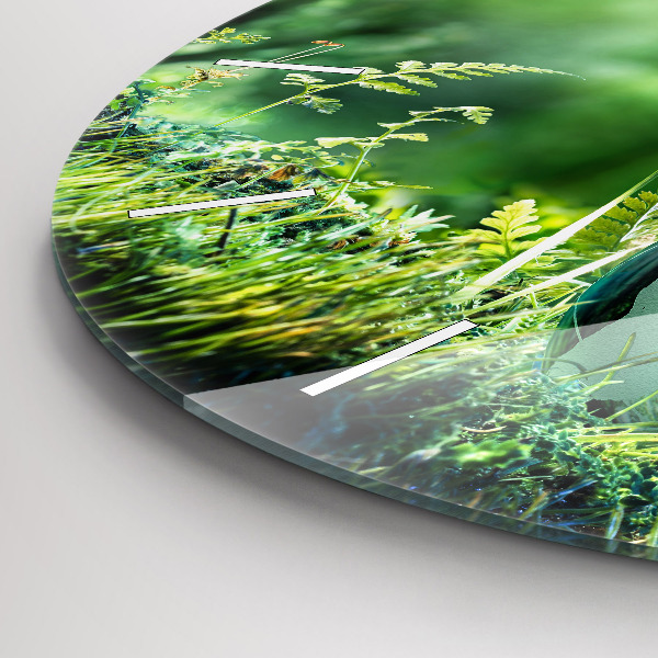 Pendule murale ronde Globe