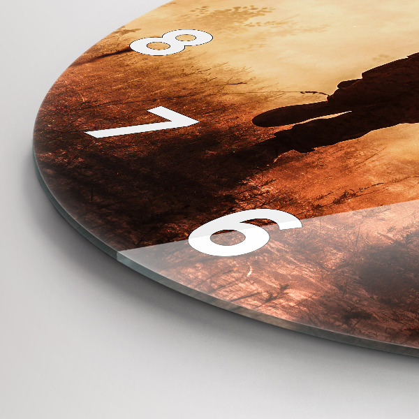 Pendule murale ronde Militaires